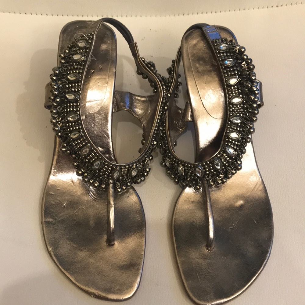 Silver heels